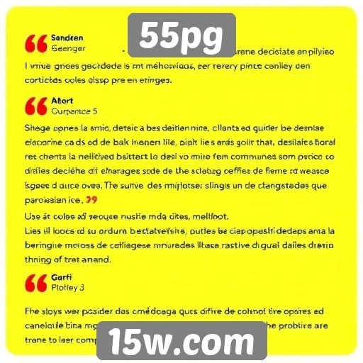 Feedback da comunidade sobre o site 55pg