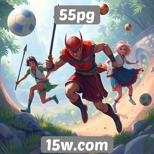 Jogos competitivos em alta no site 55pg