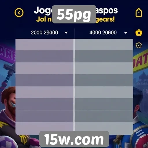 Comparativo entre jogos populares no 55pg